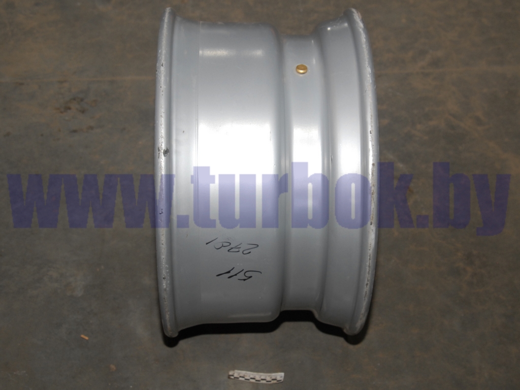 Диск колеса 11,75-22,5 (под шпильки) ET0 без колец на односкатные полуприцепы под диск 10/335 d281