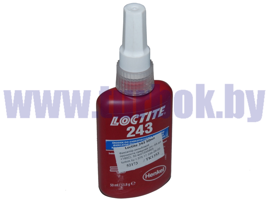 Фиксатор резьбовой прочности средней (от -55 до +180С), 50 мл/1335863