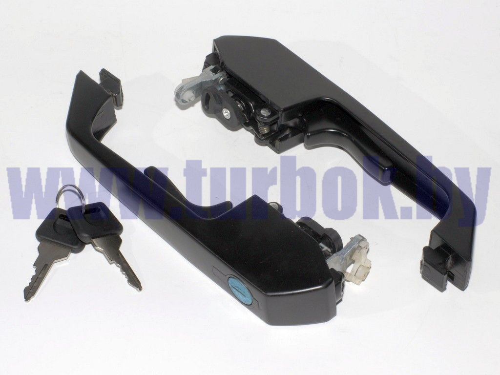 Комплект ручек наружных(2ручки с замком+2ключа) РФ