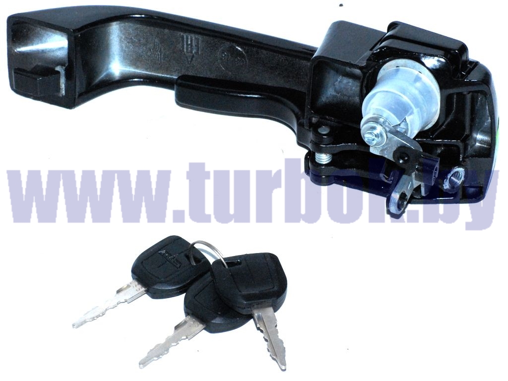 Ручка двери с ключами наружная н/о левая