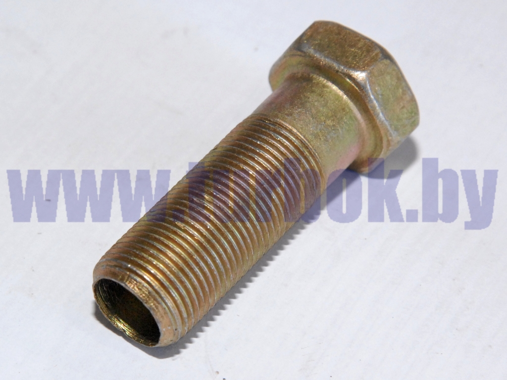Болт М20*1.5-6h*55 ушка рессоры с торцевым отверстием для фиксации втулки