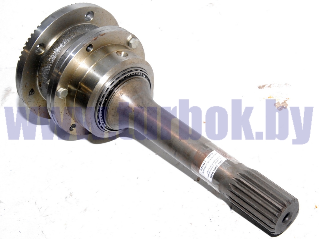 Вал задний в сборе (фланец D=65 4 отв. d=14, L=420)