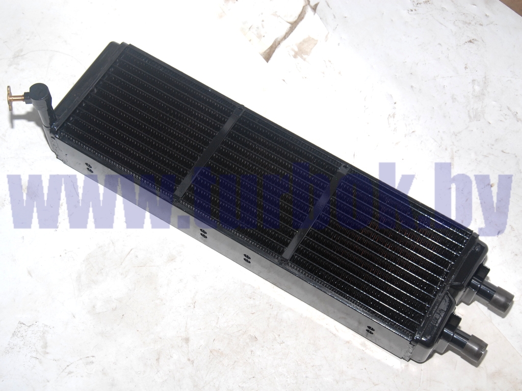 Радиатор отопителя МАЗ-103 кабины с 2007 г. с краном 4-х ряд медно-латунный