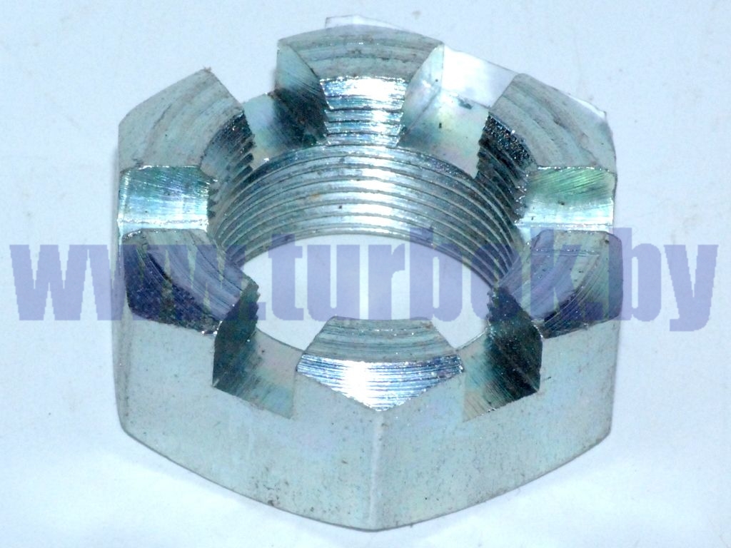 Гайка М30х1,5-6Н корончатая пальца штанги реактивной