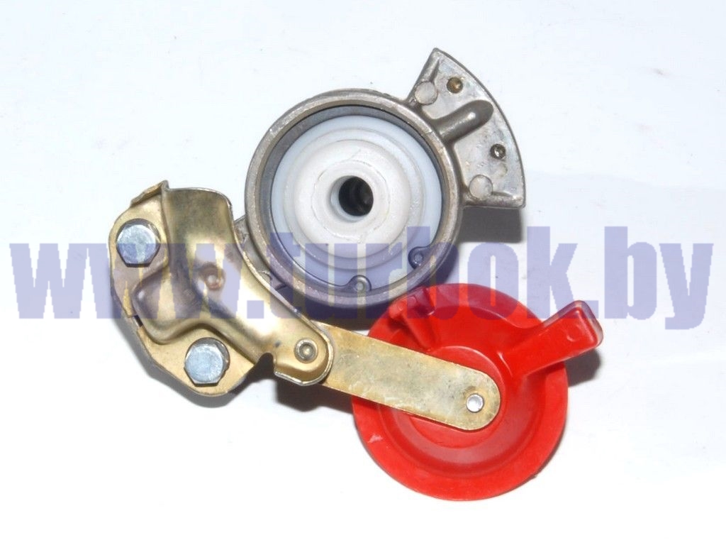 Головка соединительная М22 с клапаном красная РААЗ