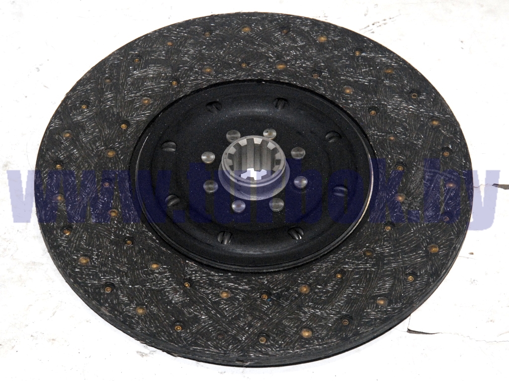 Диск ведомый КПП КамАЗ-142 на МАЗ-555142, Д-260(Е2), КАМАЗ-65115 (элипсонавитая накладка) сп