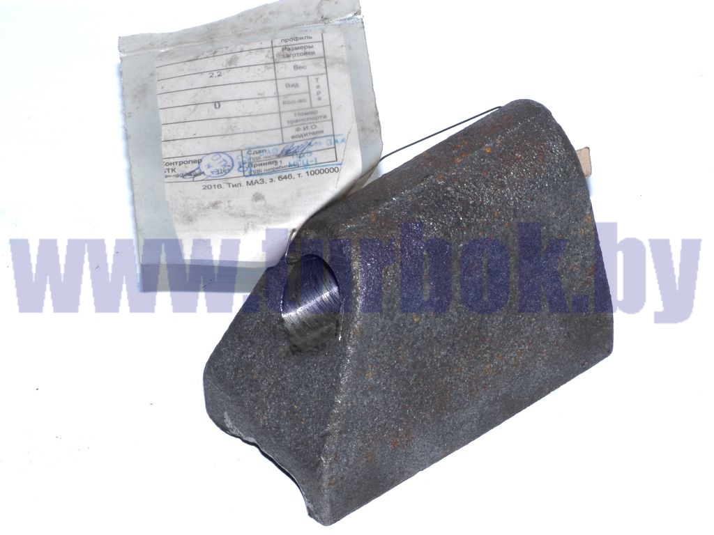 Кронштейн вала запора борта (левый)