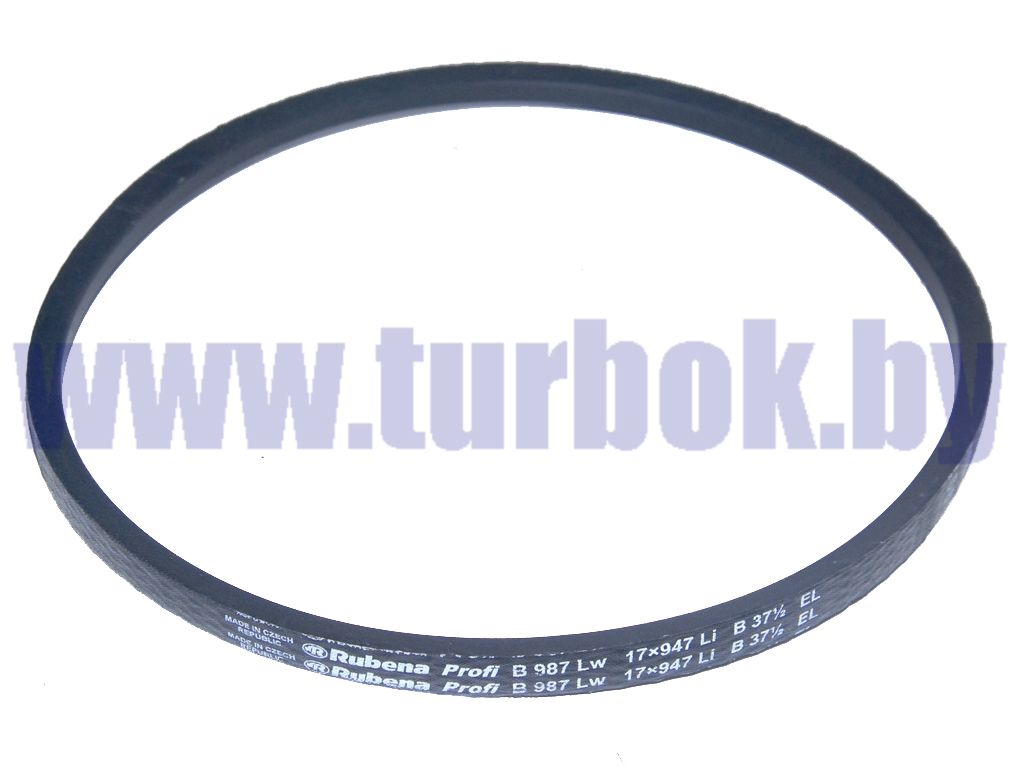 Ремень насоса ГУР Евро-1,-2, ЯМЗ-7511, 6581 (плоский) 17х11-987 RUBENA