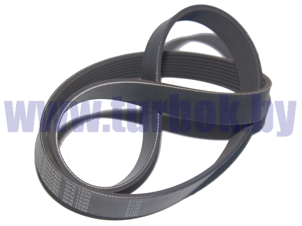 Ремень насоса водяного ДВС CUMMINS КАМАЗ 28,48х5-1230 RUBENA