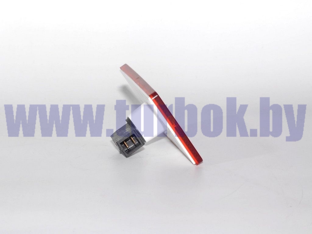 Фонарь задний габаритный прямоугольный (красный) лампочка 5W