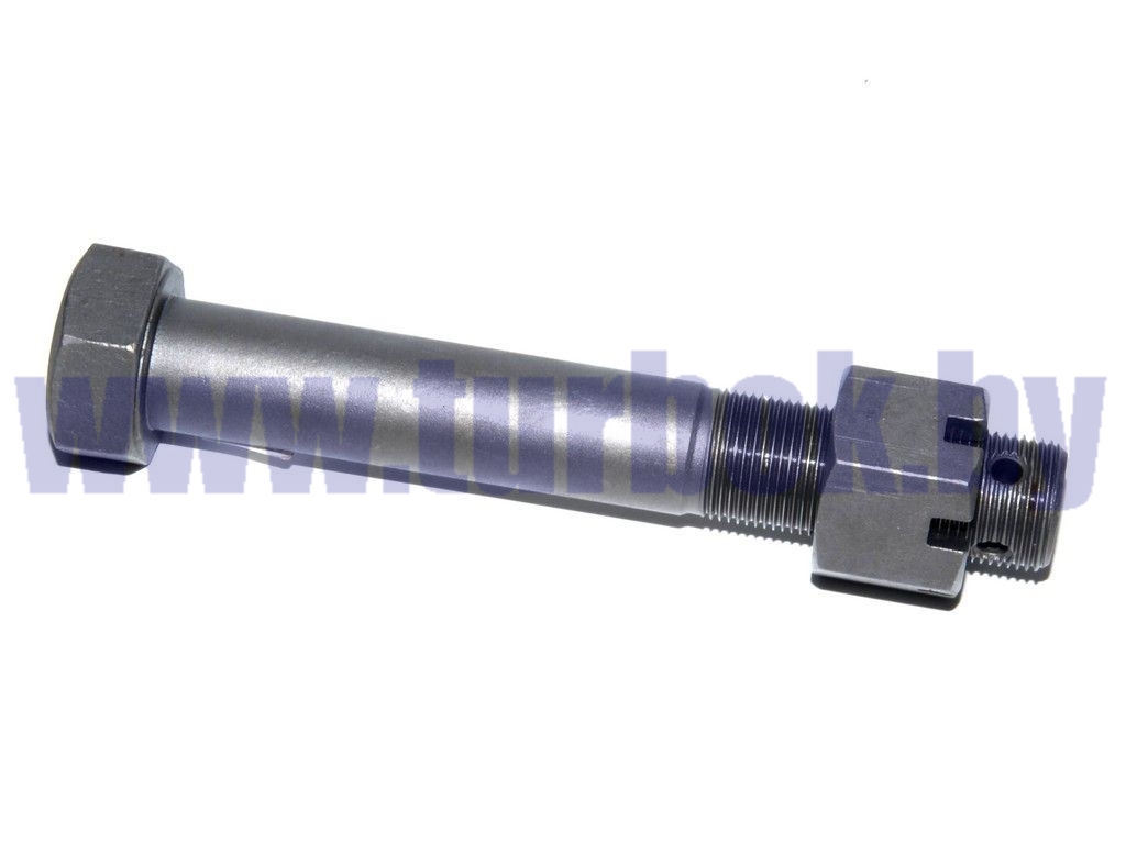 Болт опоры (палец под сайлентблок полурессоры, L=200) М30*2-6Д в сборе с гайкой