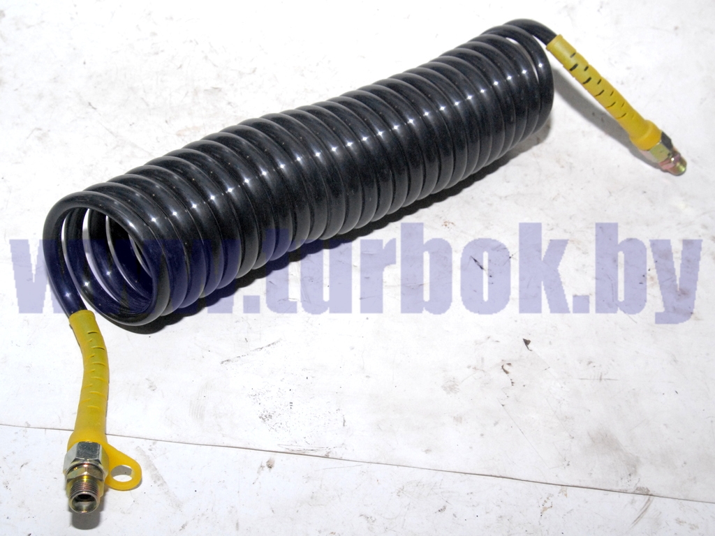 Кабель спиральный  (шланг М16*1,5 витой (L=7.5 м) красный