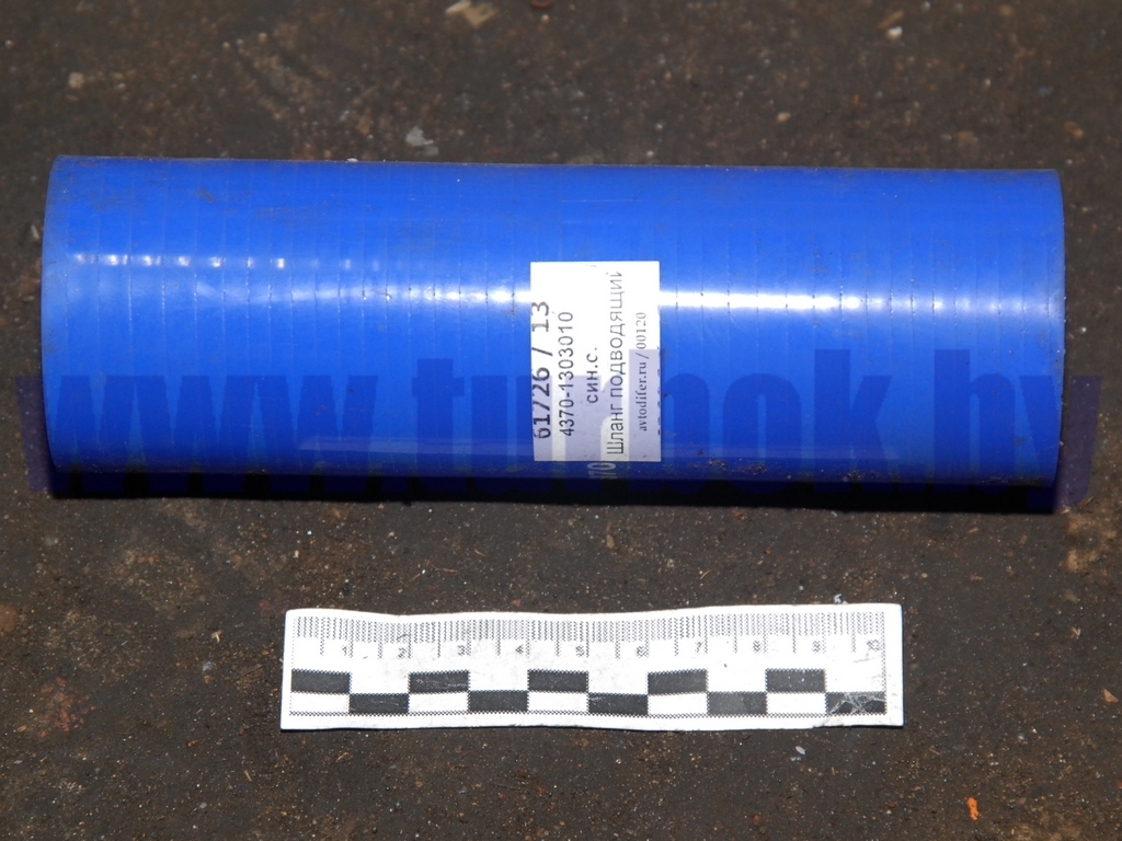 Шланг подводящий (патрубок радиатора верхний,L=160,D=42x52) силикон синий; ...27, L=170,D=42x52