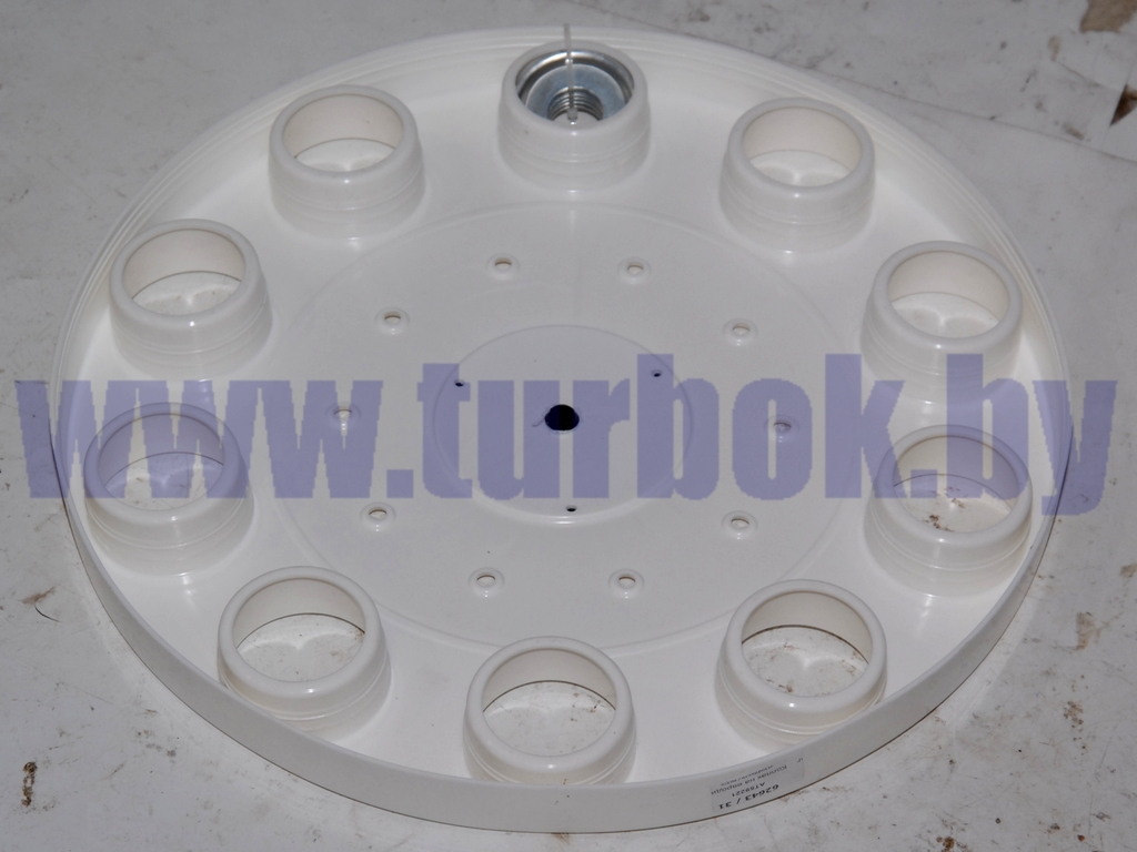 Колпак на евродиск колеса R-22,5 передней ступицы (белый)