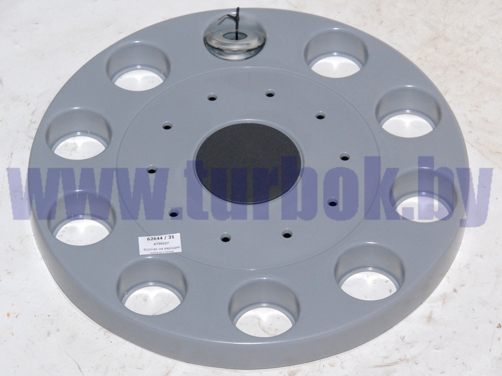 Колпак на евродиск колеса R-22,5 передней ступицы (серый)