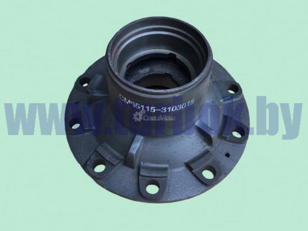 Ступица оси передней голая