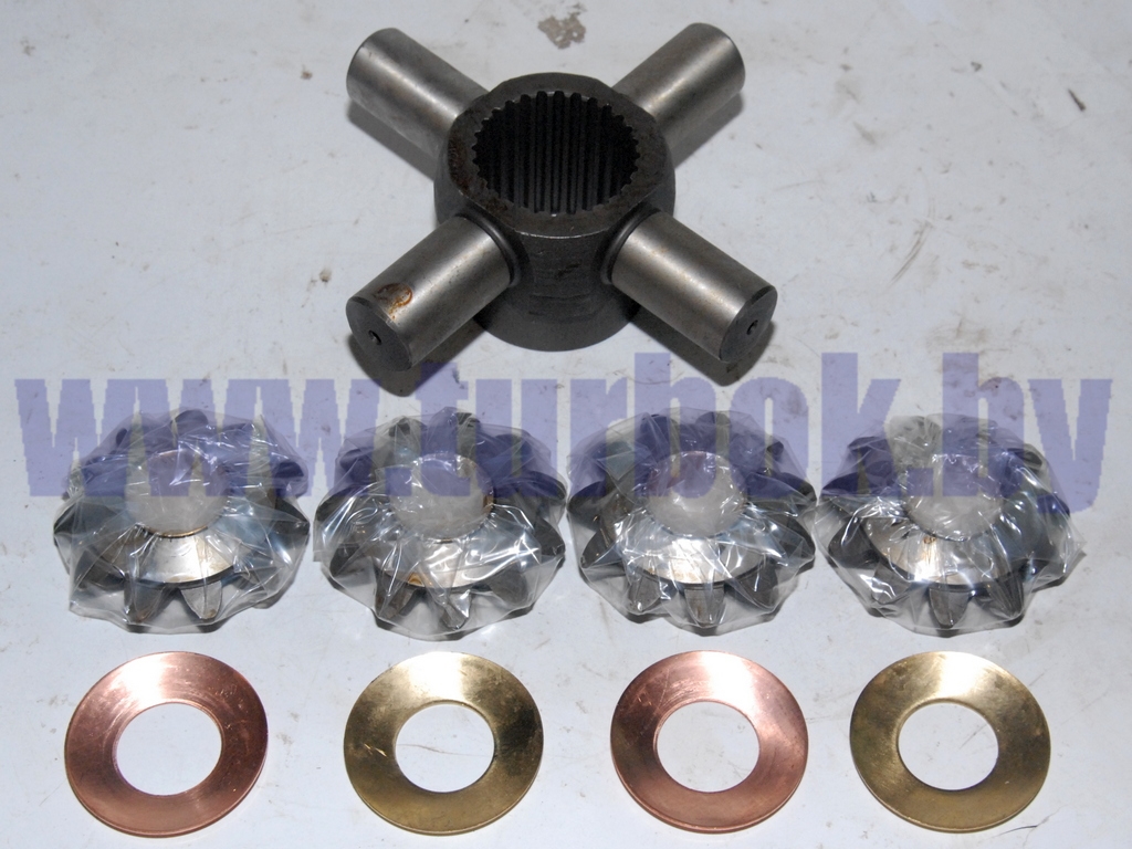 Крестовина дифференциала межмостового в сборе с сателлитами