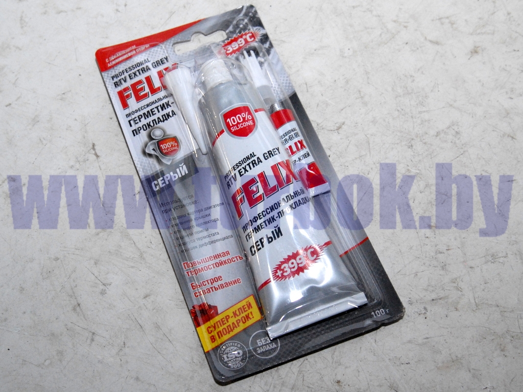 Герметик формирователь прокладок (от -75 до +399 С), нейтральный (серый), 100 г.
