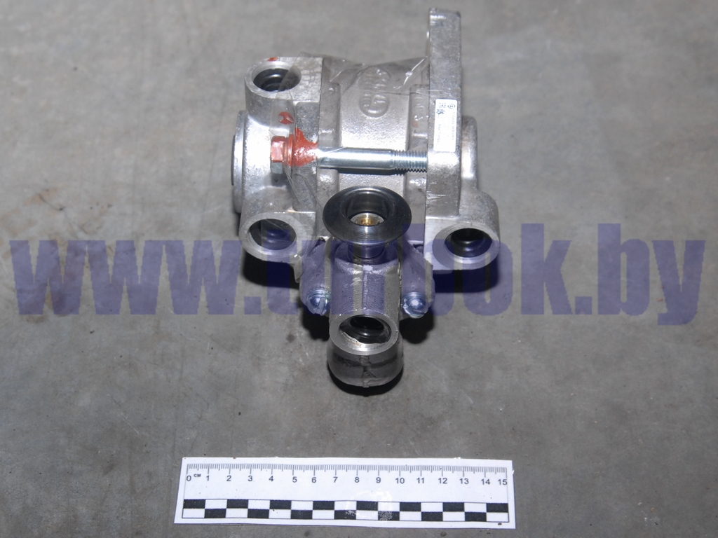 Воздухораспределитель для двухпроводных систем в сборе с краном растормаживания