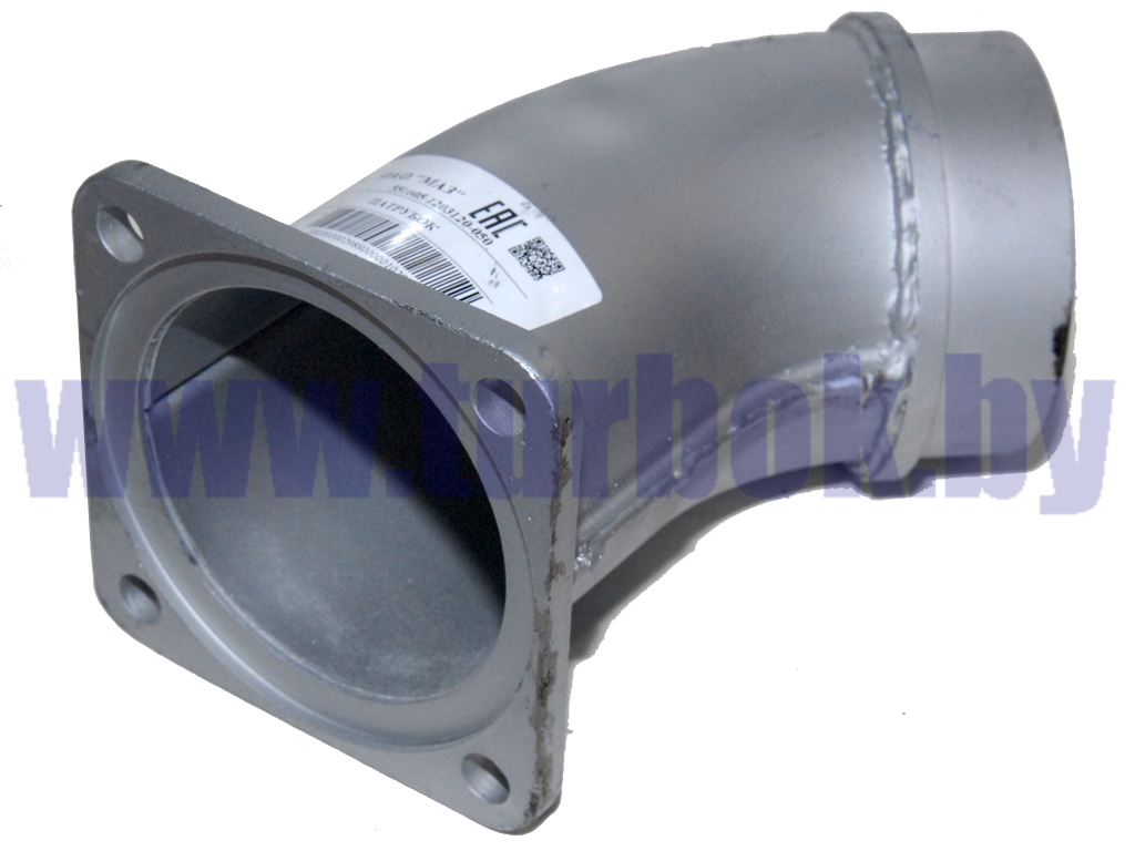 Патрубок под глушитель 630300 МАЗ-555102 под металлорукав
