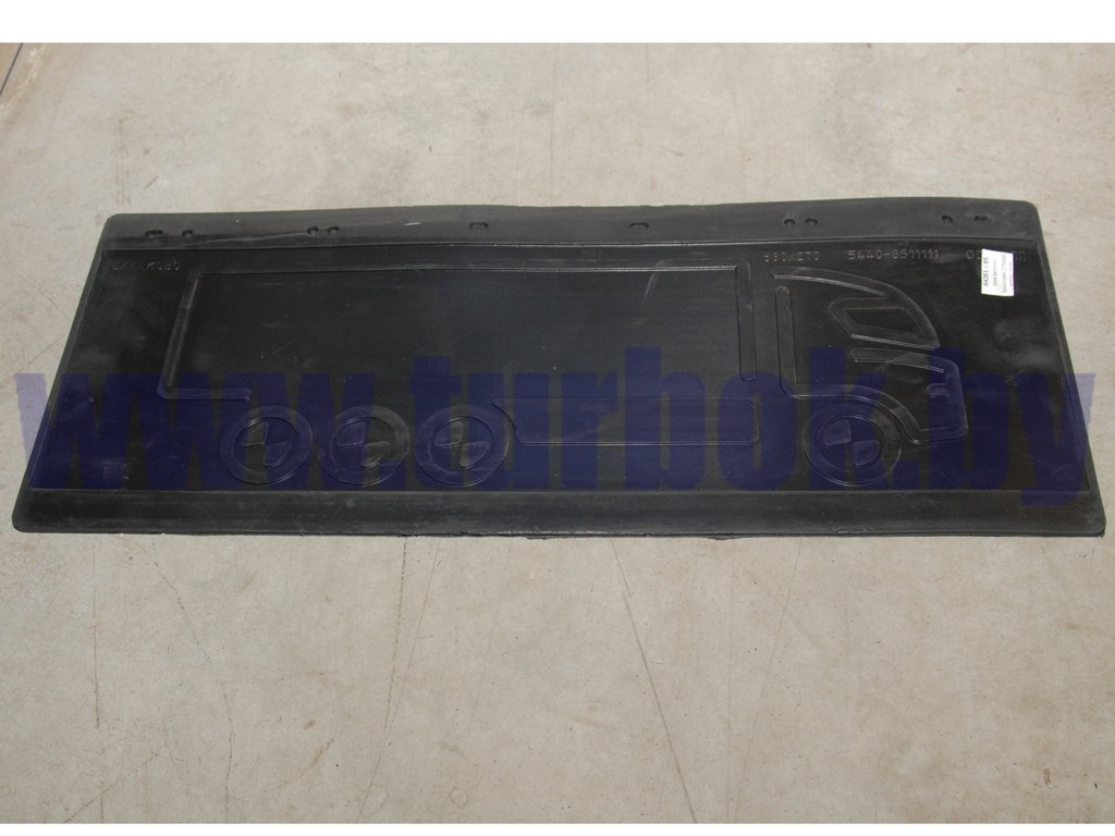 Брызговик 680х270 платформы задний резино-тканевый