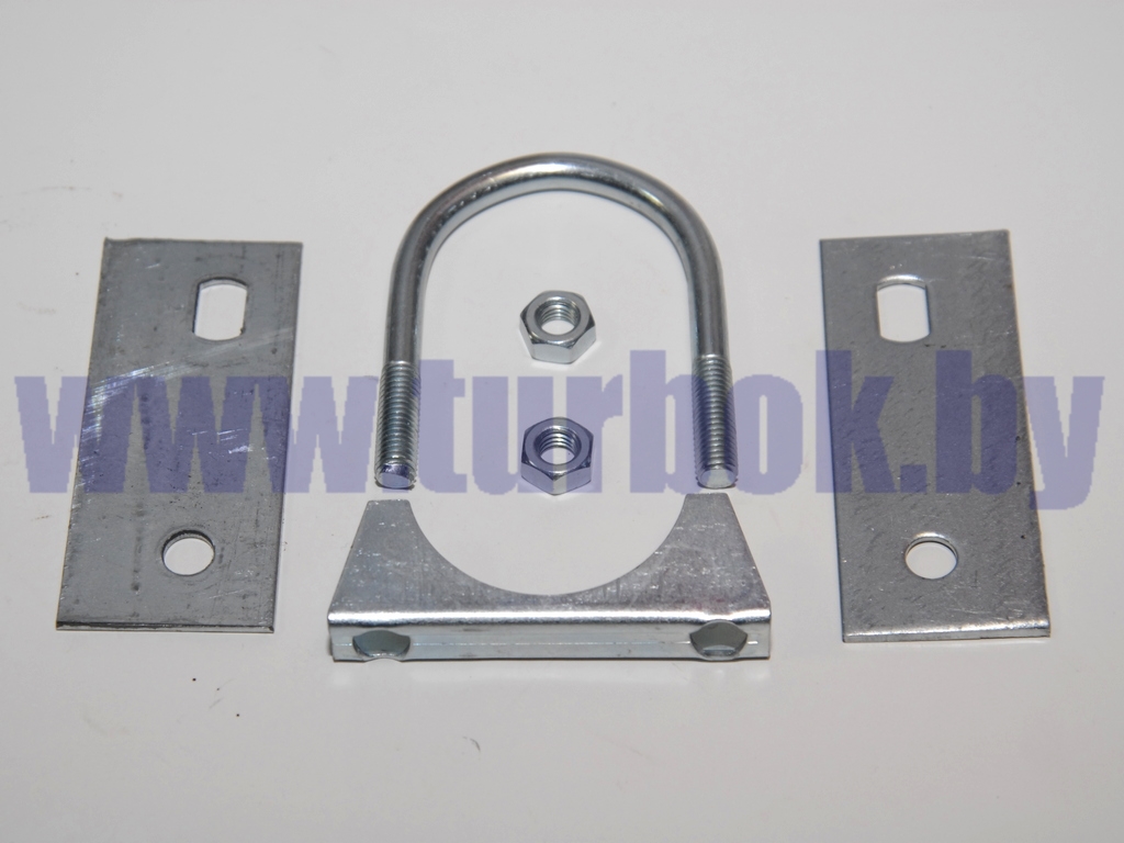 Крепление крыла пластмассового универсальный (хомут 50,8; 2 пластины)