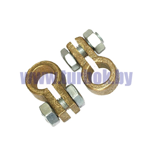 Клемма АКБ свинцовая усиленная к-т