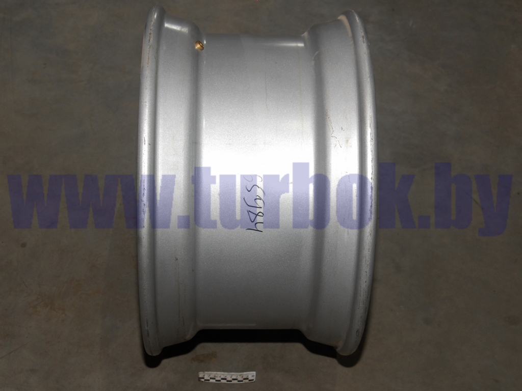 Диск колеса 11,75-22,5 (под шпильки) ЕТ0 без колец на односкатные полуприцепы под барабан