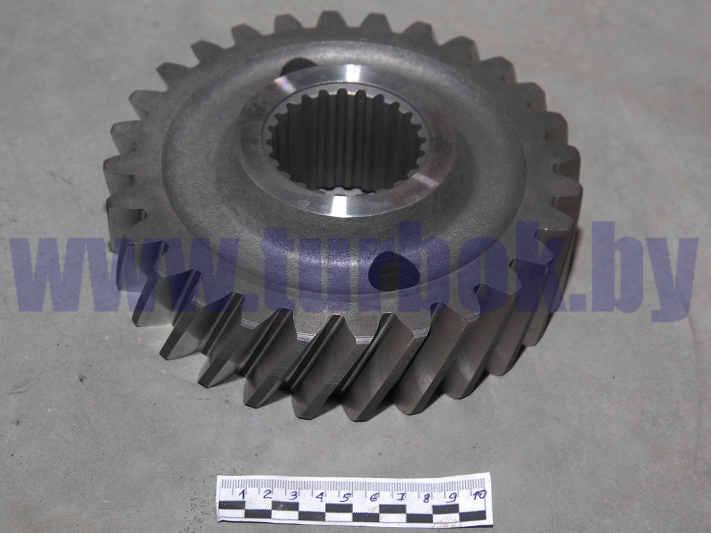 Шестерня ведомая (z=28) нового образца (мелкий шлиц Dшл 56х65) овальное банджо