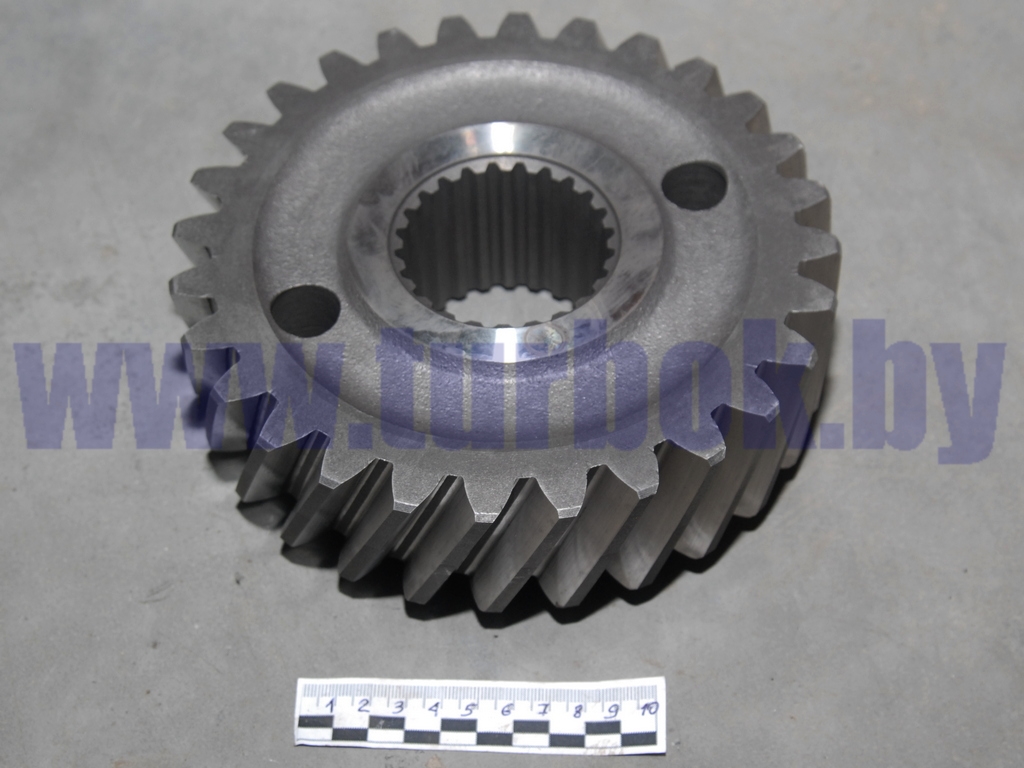 Шестерня ведомая (z=28) нового образца (мелкий шлиц Dшл 56х65) овальное банджо