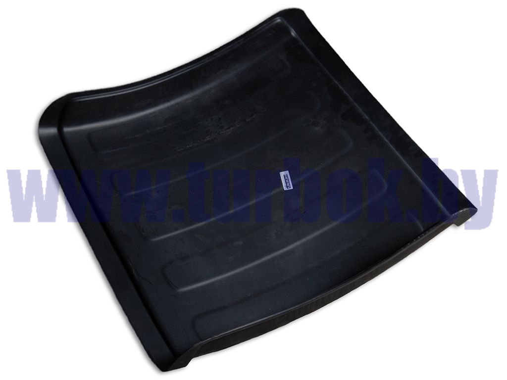 Брызговик 660х670 1/3 крыла двухскатный пластик рифлёный